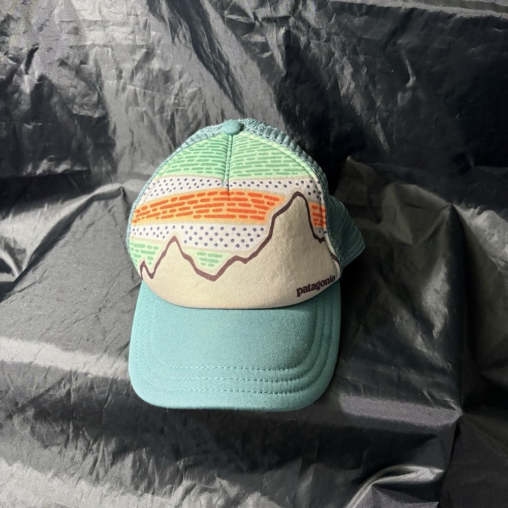 Patagonia Women's Solar Rays '73 Teal Interstate Hat trucker mesh adjustable